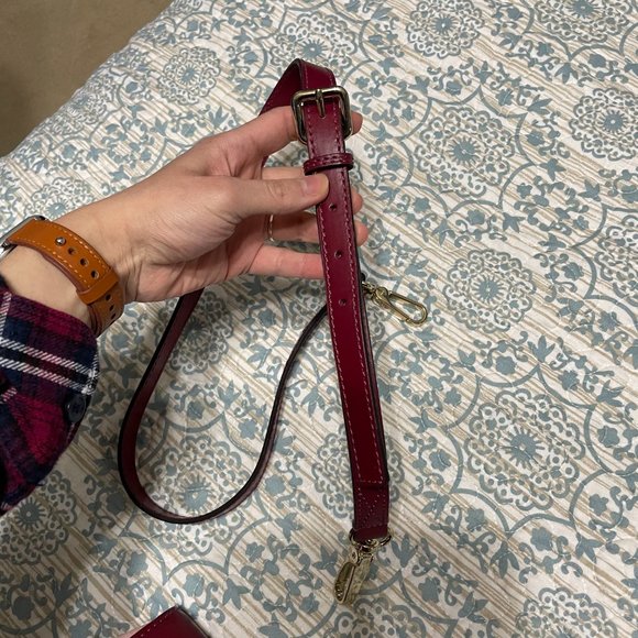 Burgundy and Pink Kate Spade Bag - Picture 13 of 16